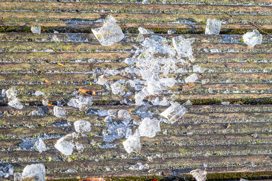 Frozen lake