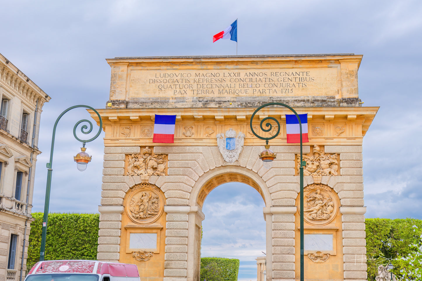 Arc de Triomphe in Montpellier, France