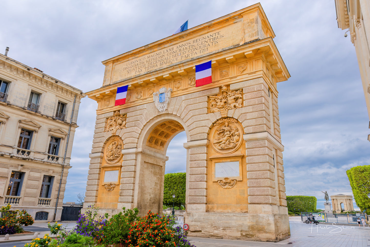 Arc de Triomphe in Montpellier, France