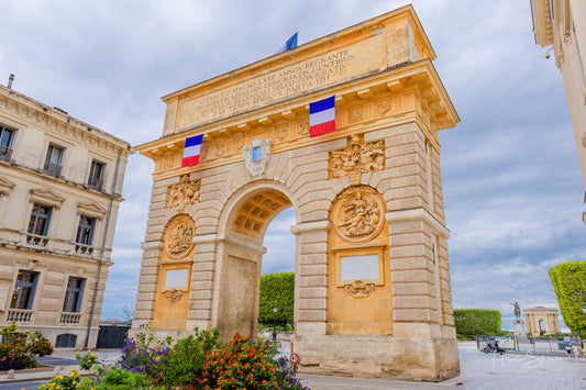 Arc de Triomphe in Montpellier, France