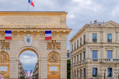 Arc de Triomphe in Montpellier, France