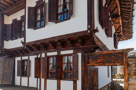 Tryavna, Old house facade