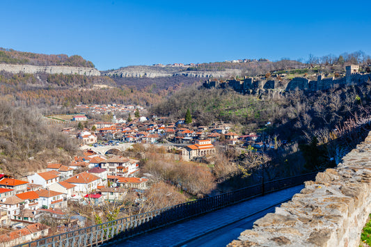 View from hill of Tsarevets Fortress