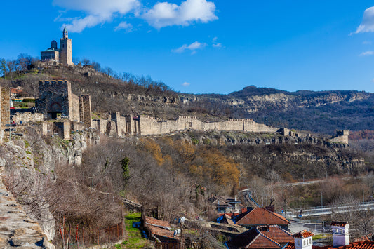 View from hill of Tsarevets Fortress
