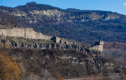 View of Veliko Tarnovo from hill of Tsarevets Fortress