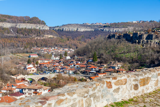 View from hill of Tsarevets Fortress