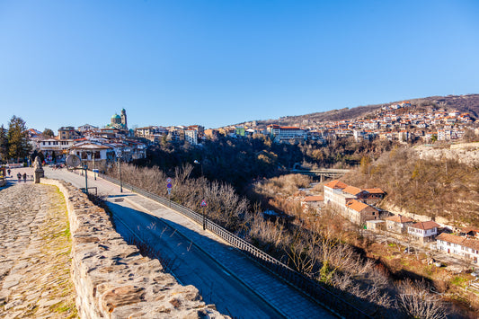 View from hill of Tsarevets Fortress