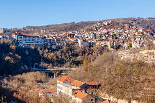 View from hill of Tsarevets Fortress