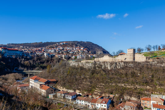 View from hill of Tsarevets Fortress