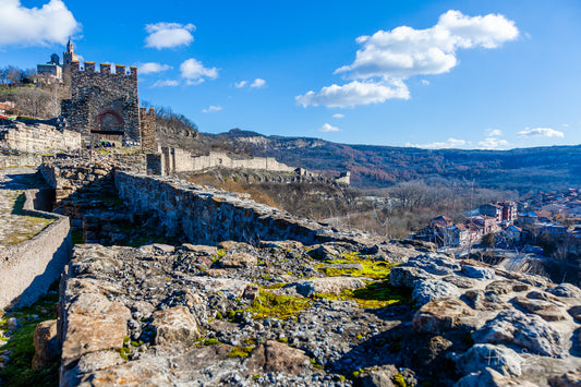 View from hill of Tsarevets Fortress