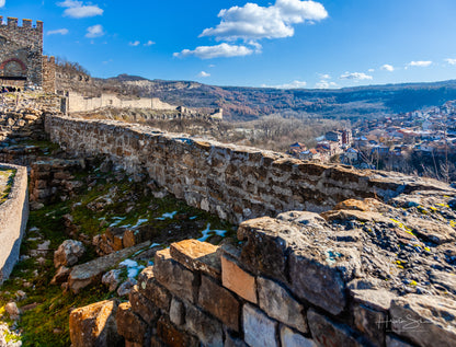 View from hill of Tsarevets Fortress