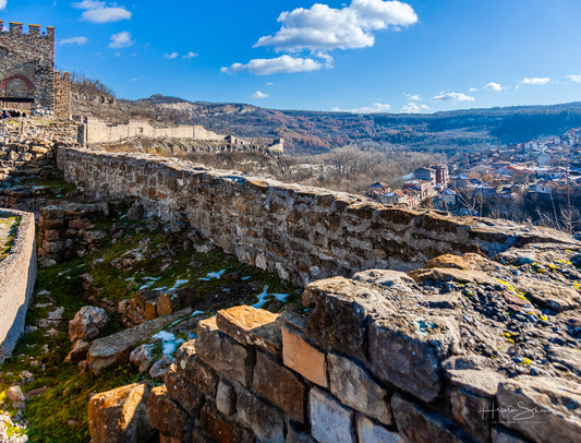 View from hill of Tsarevets Fortress