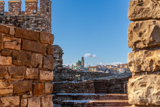 View from Tsarevets Fortress in Veliko Tarnovo