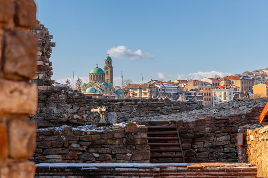 View from Tsarevets Fortress in Veliko Tarnovo