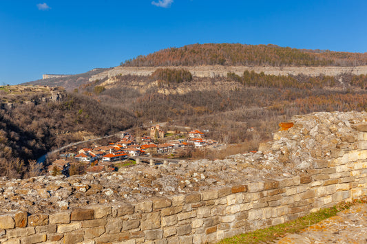 View from Tsarevets Fortress in Veliko Tarnovo