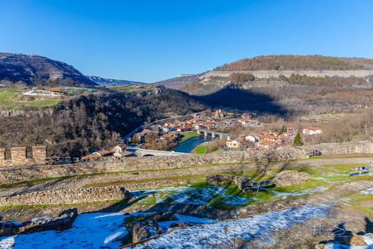 Blick von der Festung Tsarevets auf Veliko Tarnovo